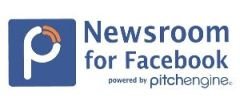 PitchEngine newsroom for Facebook