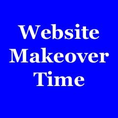 website makeover time badge copy