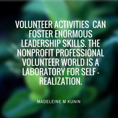 Leadership quote Madeleine M Kunin